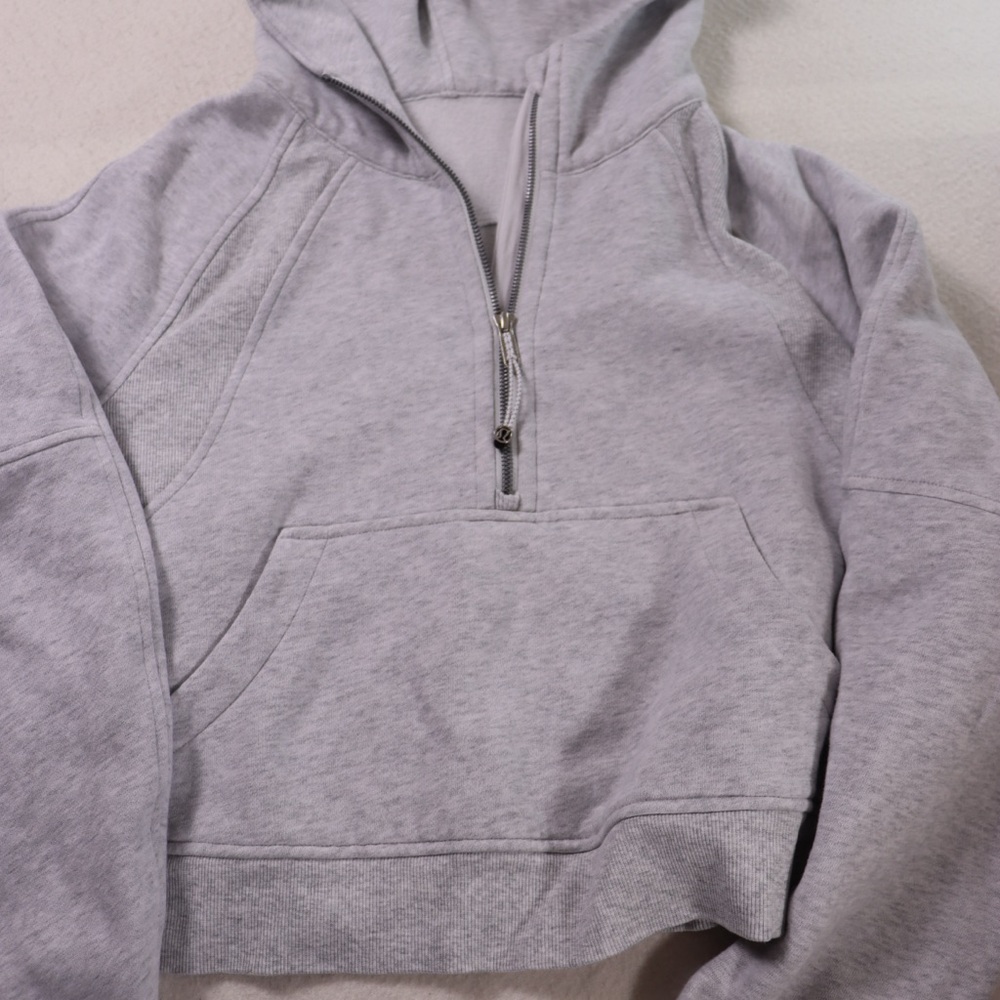 lululemon athletica Gray Crew Neck Sweater